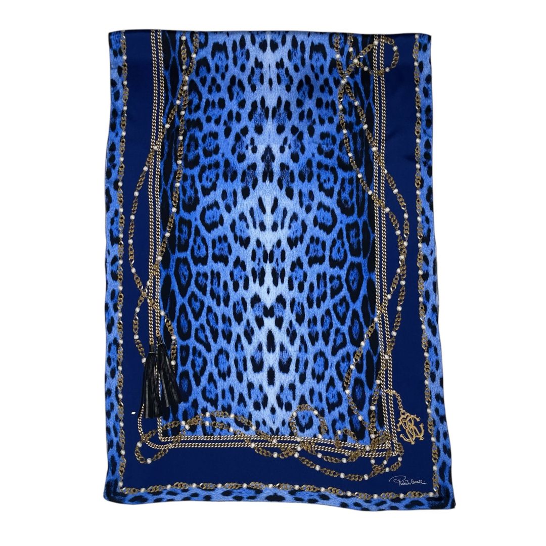 Pareo  ROBERTO CAVALLI  Azul Medida 176cm X 62cm