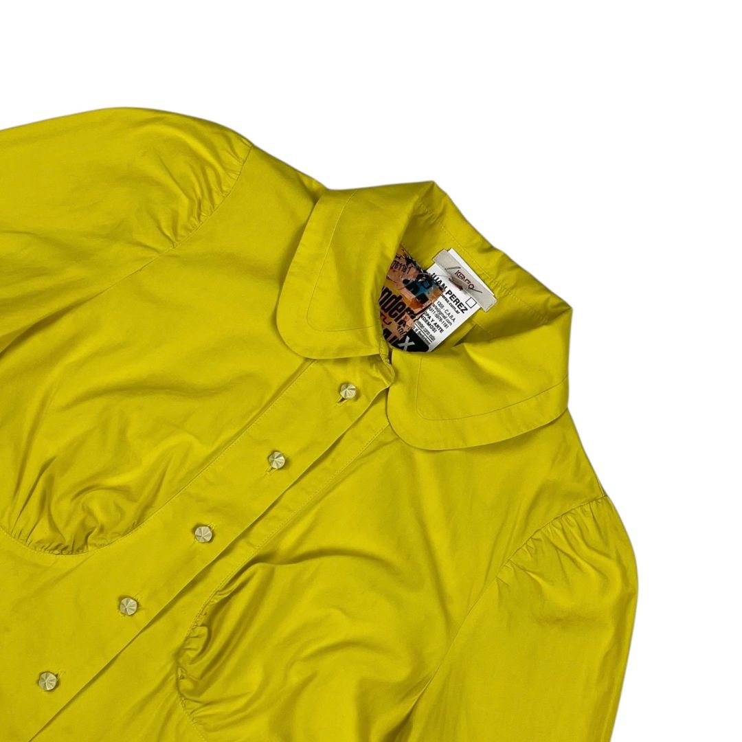 Camisa Manga Larga  KENZO  Amarillo Talle 36