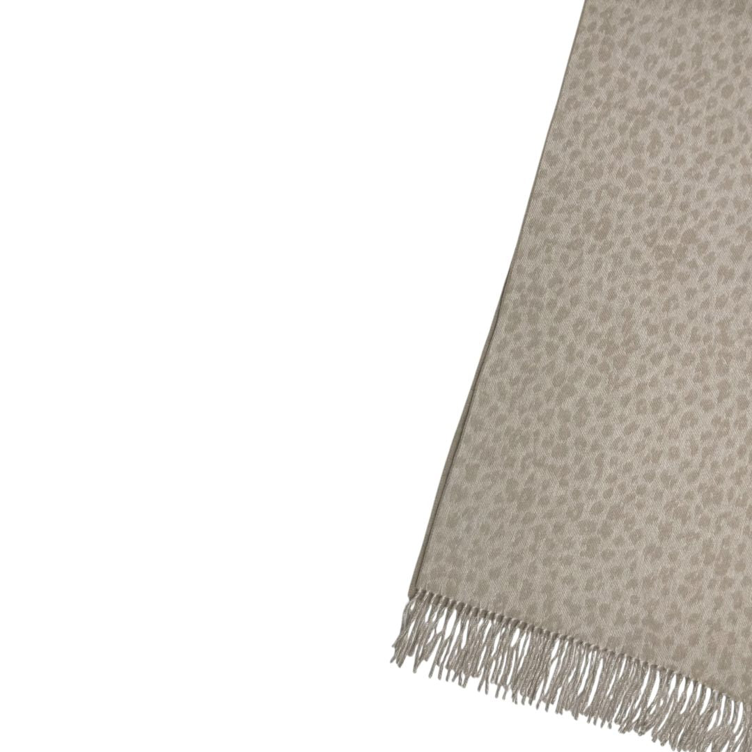Pashmina  MONACO  Beige Medida 196cm X 48cm