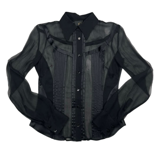Camisa Manga Larga  CAVALLI  Negro Talle 42