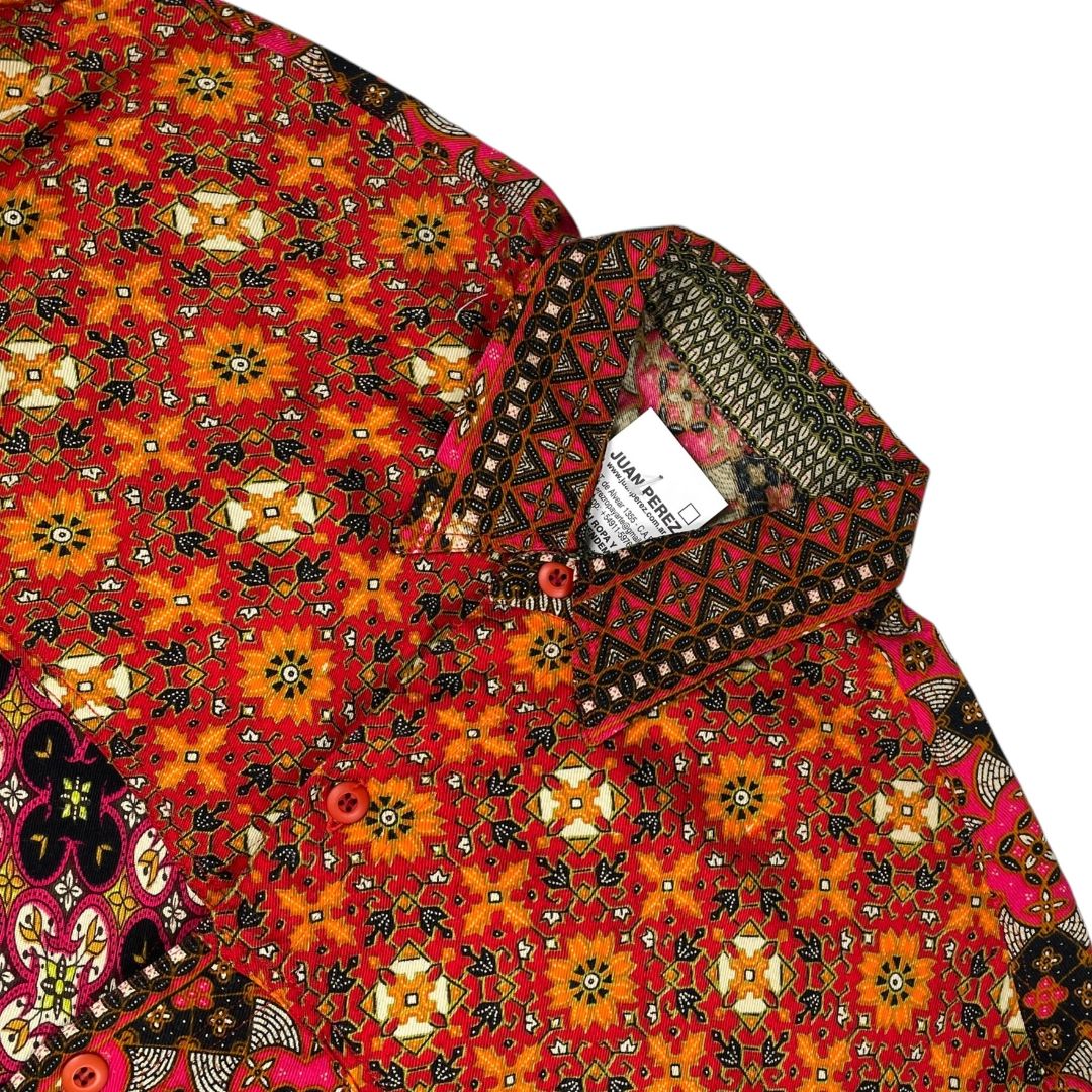 Camisa Manga Larga  SIN MARCA  Varios  Estampado Talle M