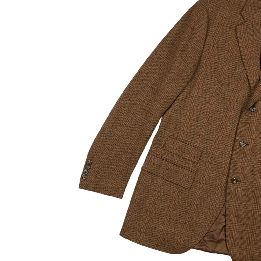 Saco  RALPH LAUREN  Varios Escoces Marron Talle 54