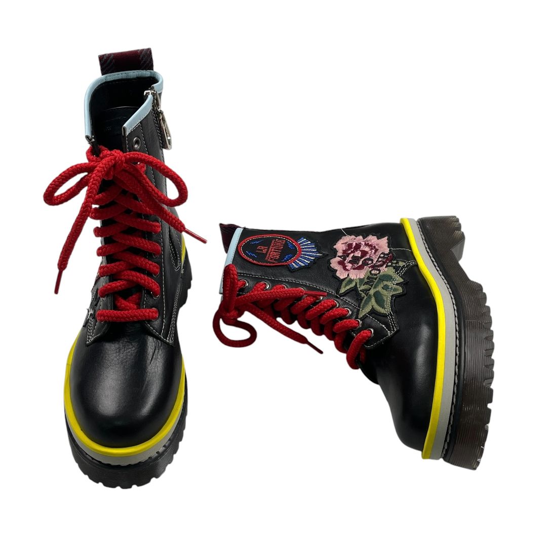 Borcegos  JAZMIN CHEBAR  Varios Rojo Y Negro Talle 36