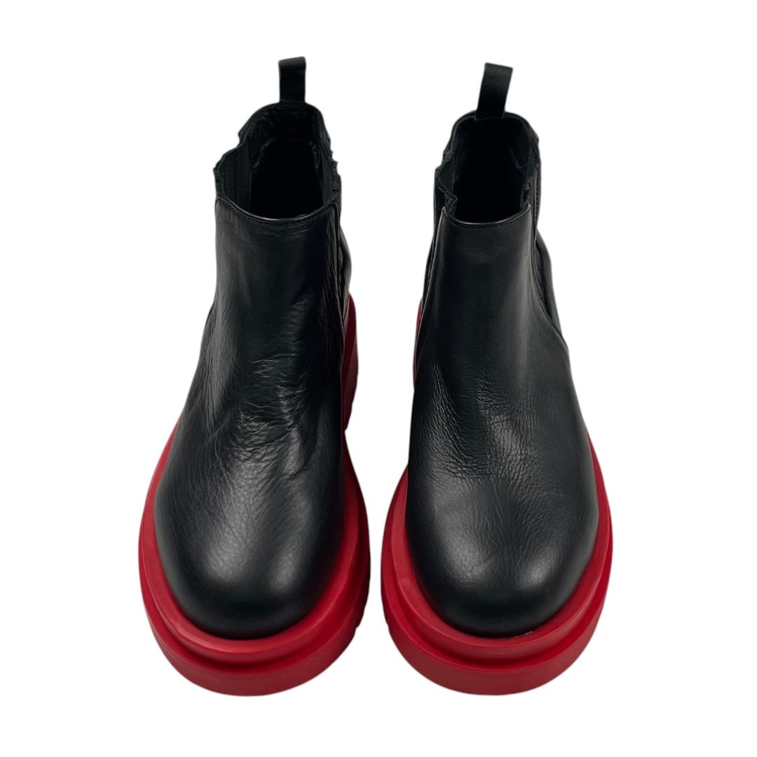 Bota Corta  SIBYL VANE  Varios Rojo Y Negro Talle 36
