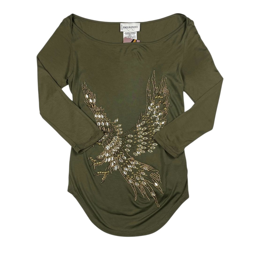 Remera  EMILIO PUCCI  Verde Talle S