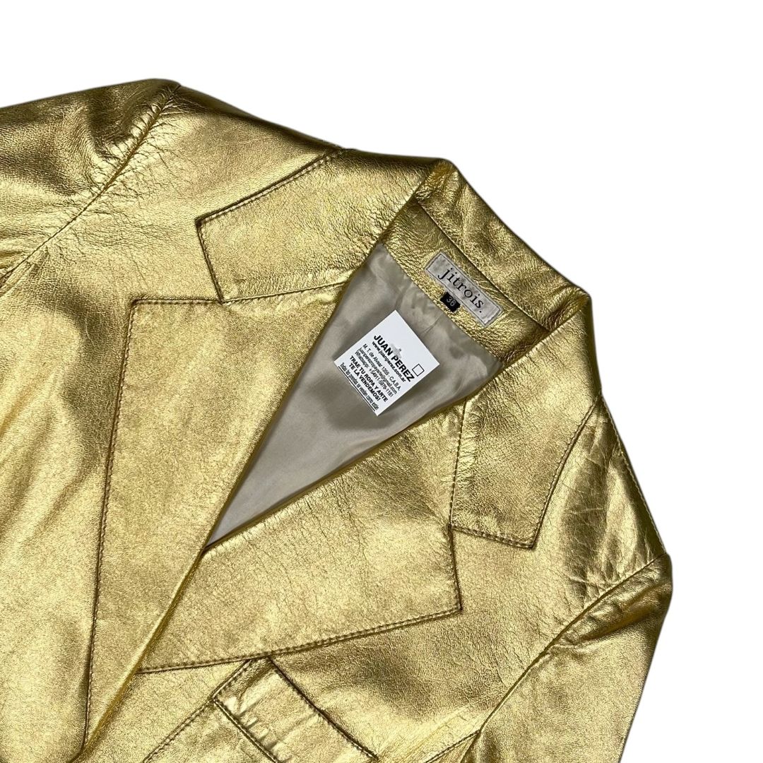 Saco  JITROIS  Dorado Talle 36
