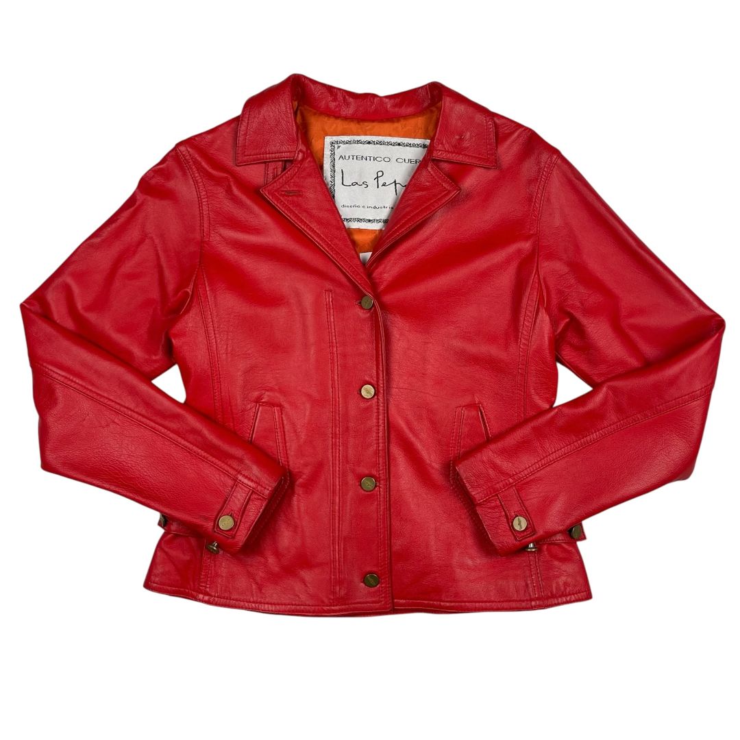 Campera  LAS PEPAS  Rojo Talle 2
