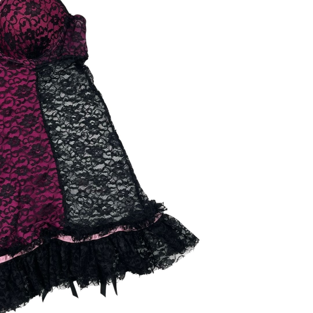 Babydoll  VICTORIA SECRET  Negro Talle 34B