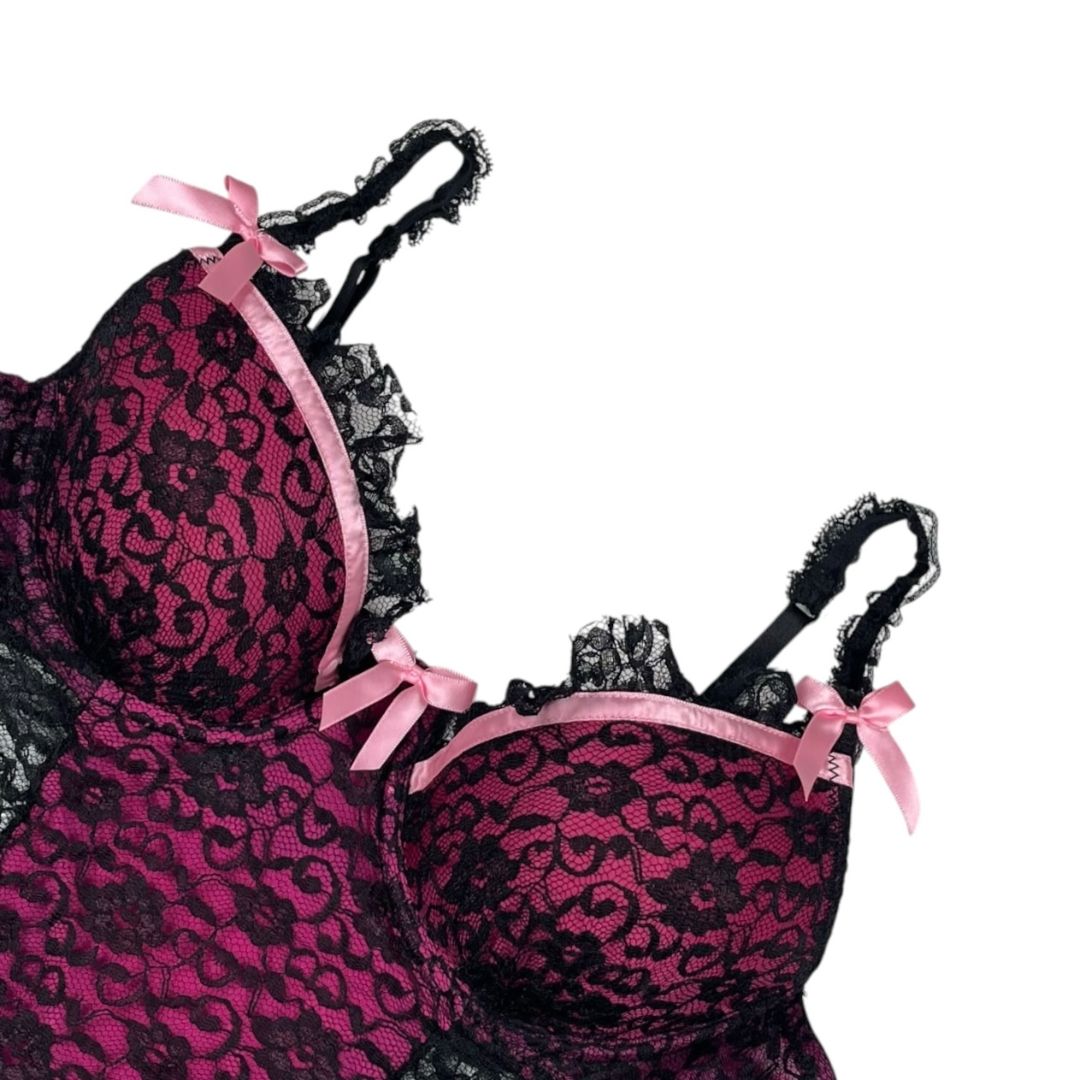 Babydoll  VICTORIA SECRET  Negro Talle 34B