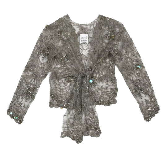 Saco  SIN MARCA  Plateado Talle S