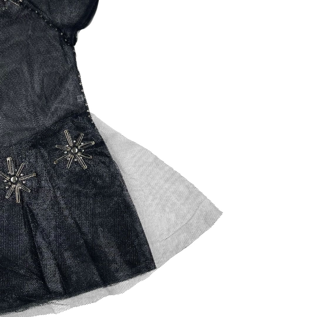 Vestido Manga Corta  HOUSE OF MATCHING COLOURS  Negro Talle S