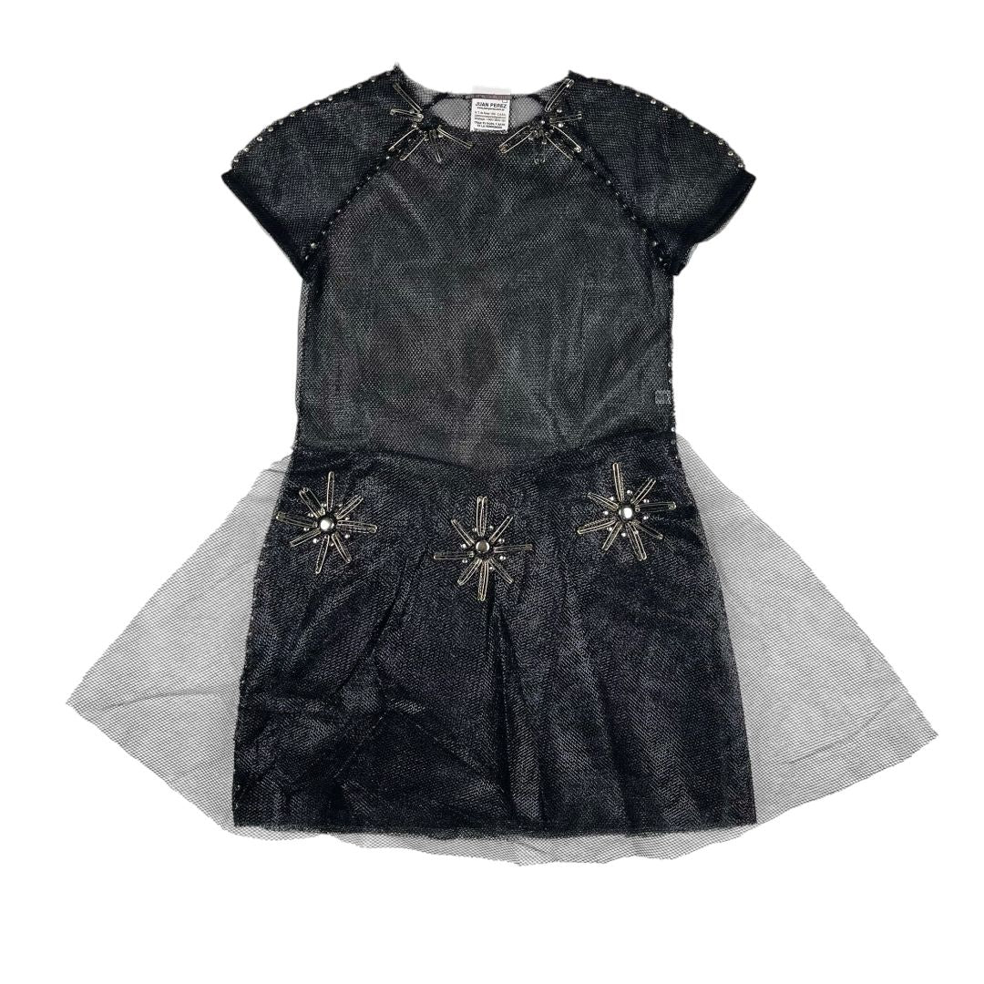 Vestido Manga Corta  HOUSE OF MATCHING COLOURS  Negro Talle S