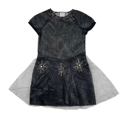 Vestido Manga Corta  HOUSE OF MATCHING COLOURS  Negro Talle S
