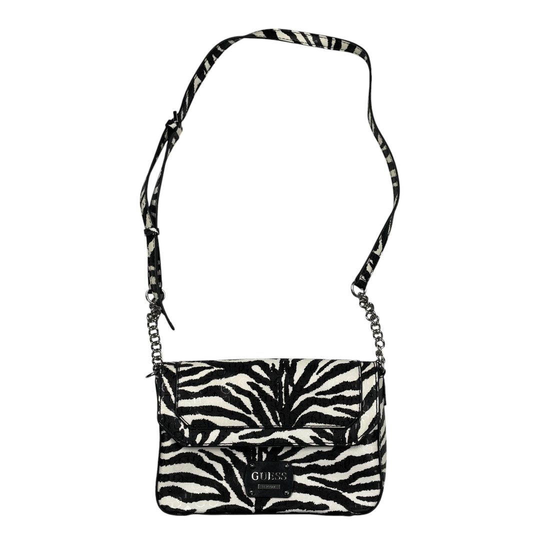 Cartera  GUESS  Varios  Zebra Blanco Y Negro Medida 25cm X 15cm