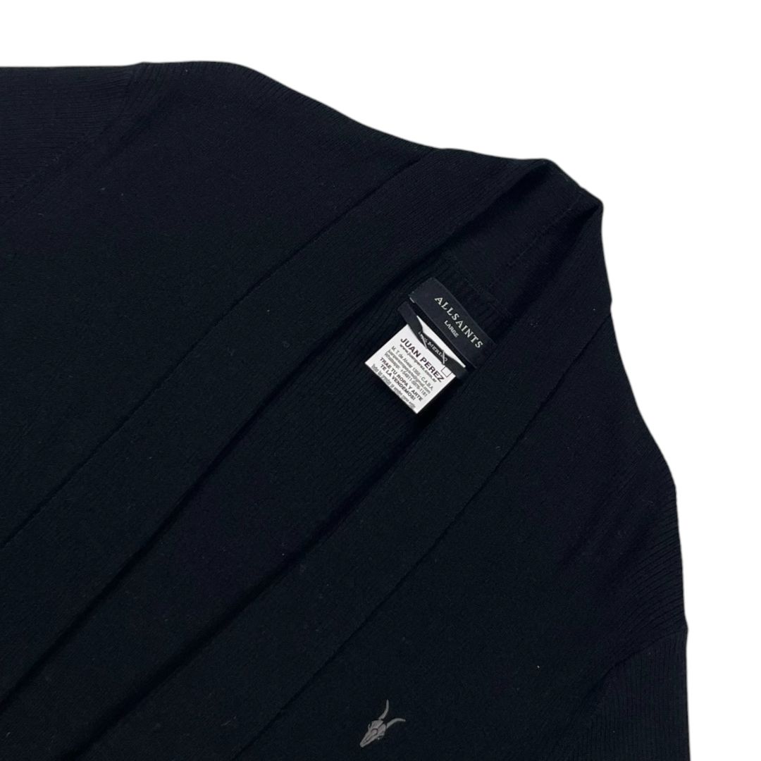 Sweater Abierto  ALL SAINTS  Negro Talle L