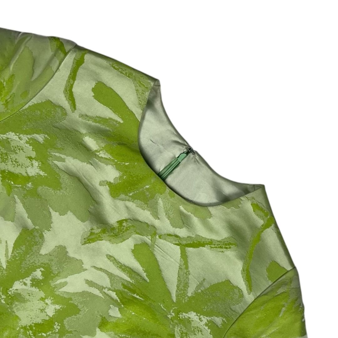Vestido Manga Corta  SIN MARCA  Verde Talle 44