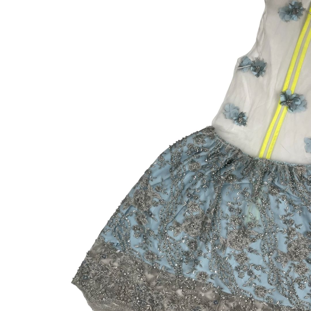 Vestido Sin Manga  HOUSE OF MATCHING COLOURS  Celeste Talle S