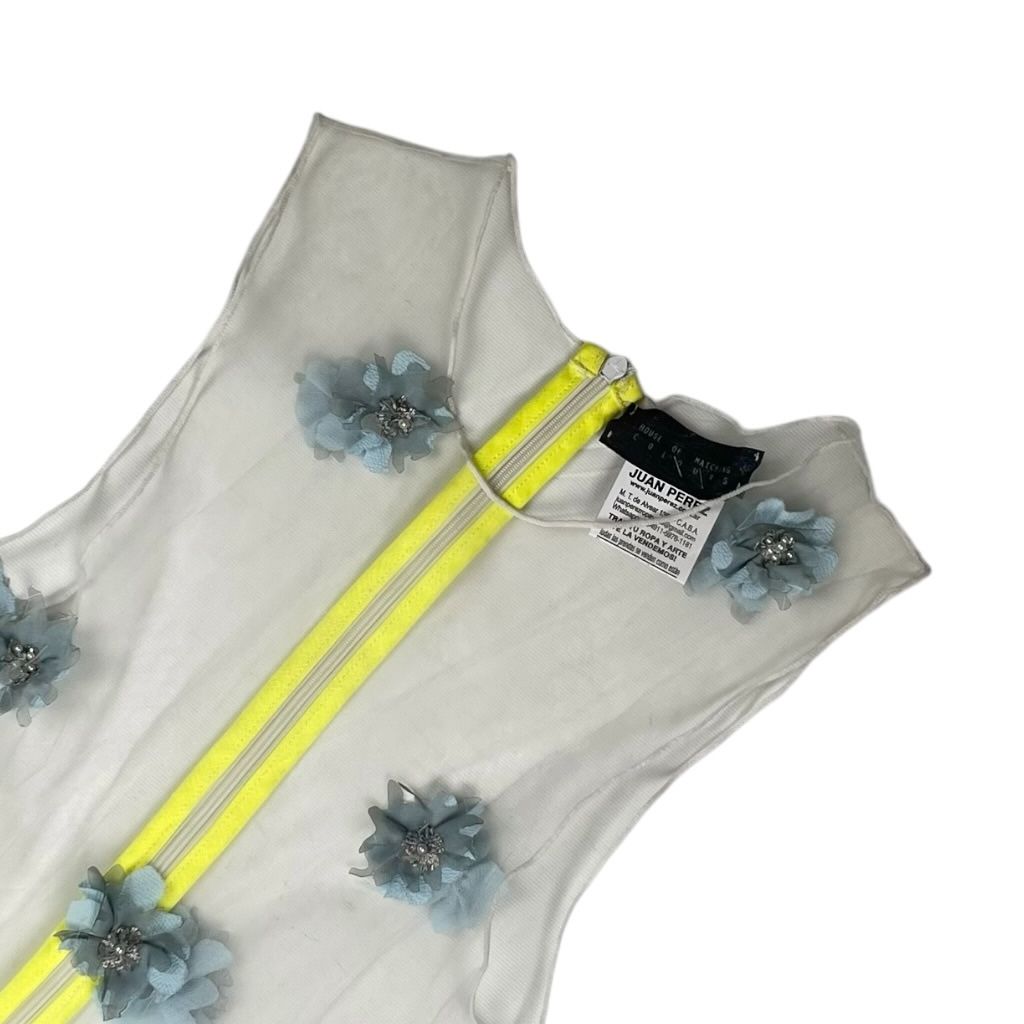 Vestido Sin Manga  HOUSE OF MATCHING COLOURS  Celeste Talle S