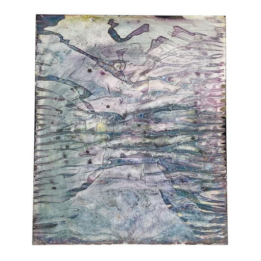ANONIMO  Arte sin Vidrio  Estilo Abstracto  Medida 60cm X 50cm