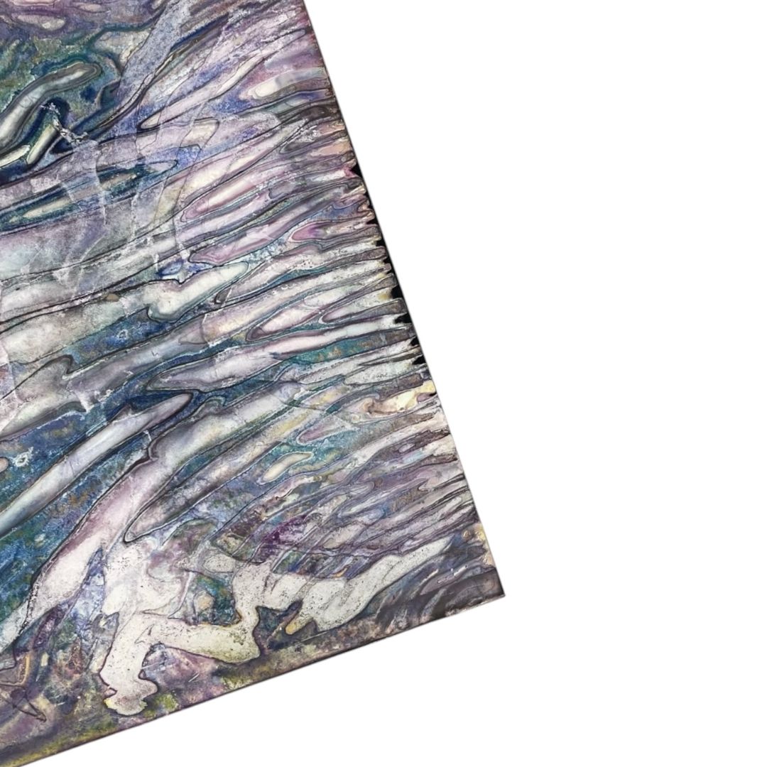 ANONIMO  Arte sin Vidrio  Estilo Abstracto  Medida 60cm X 50cm