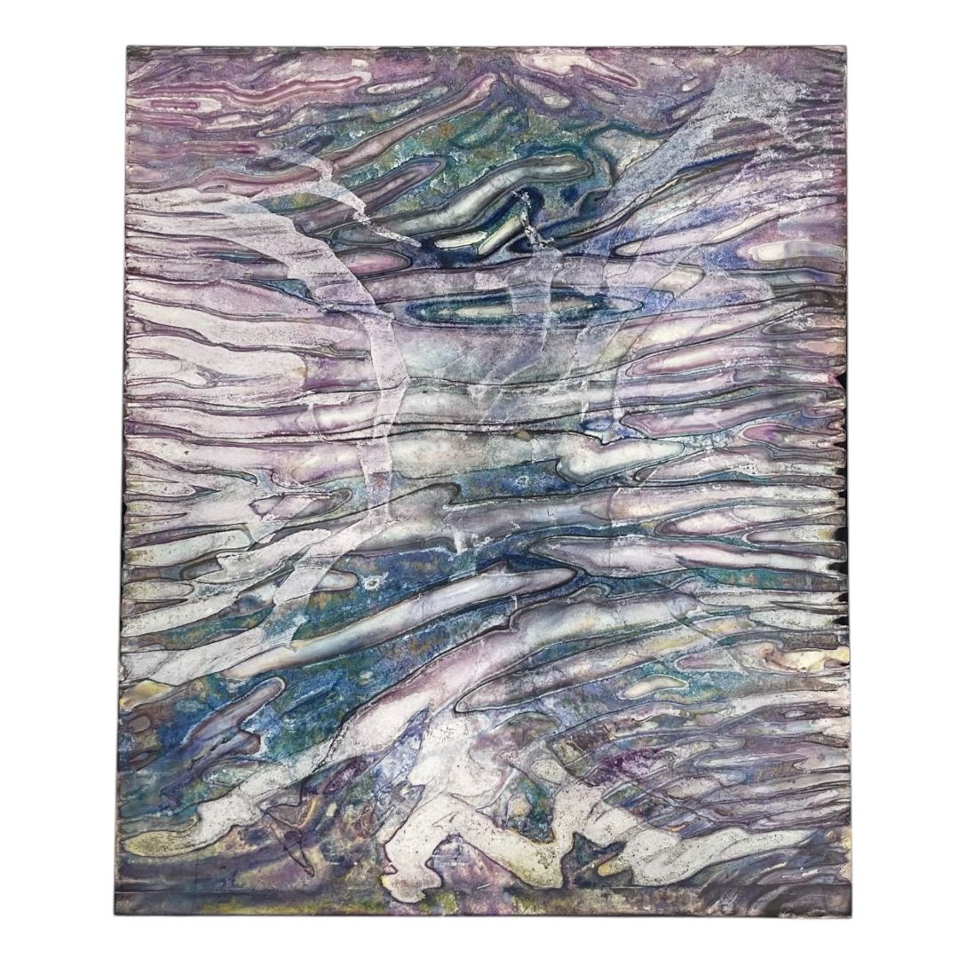 ANONIMO  Arte sin Vidrio  Estilo Abstracto  Medida 60cm X 50cm