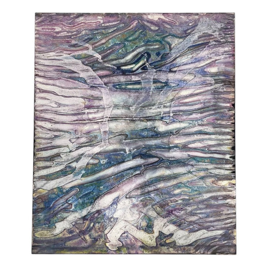 ANONIMO  Arte sin Vidrio  Estilo Abstracto  Medida 60cm X 50cm