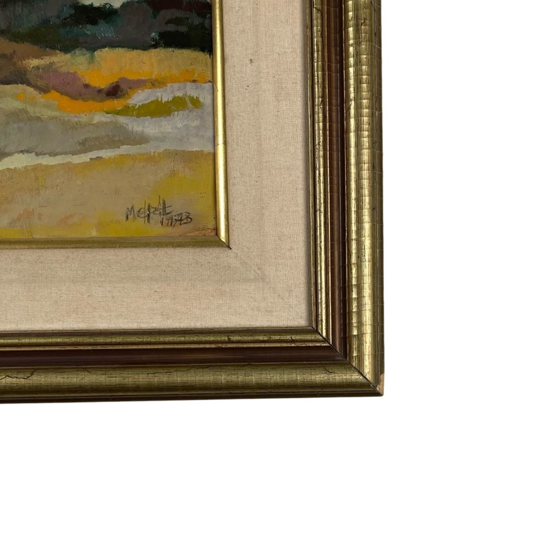 Arte sin Vidrio  ANONIMO  Estilo Paisajismo Obra 32cm X 43cm Marco 40cm X 51cm