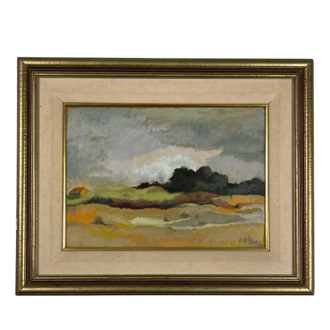 Arte sin Vidrio  ANONIMO  Estilo Paisajismo Obra 32cm X 43cm Marco 40cm X 51cm