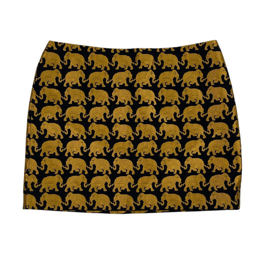 Pollera Mini  J CREW  Varios Negro y Dorado Talle 8