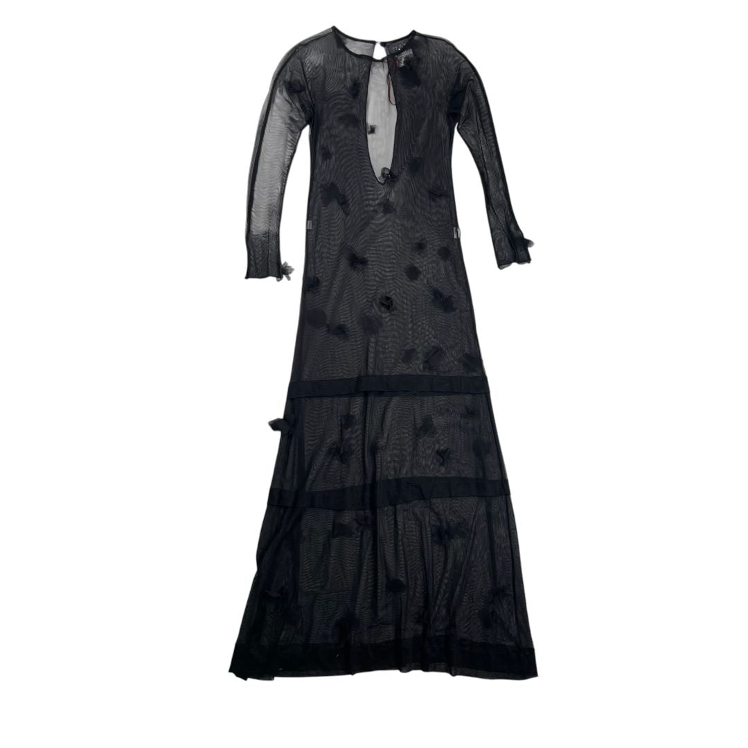 Vestido Manga Larga  HOUSE OF MATCHING COLOURS  Negro Talle S
