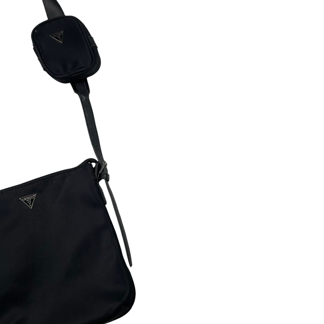 GUESS  Cartera  Negro Medida 24cm x 22.cm