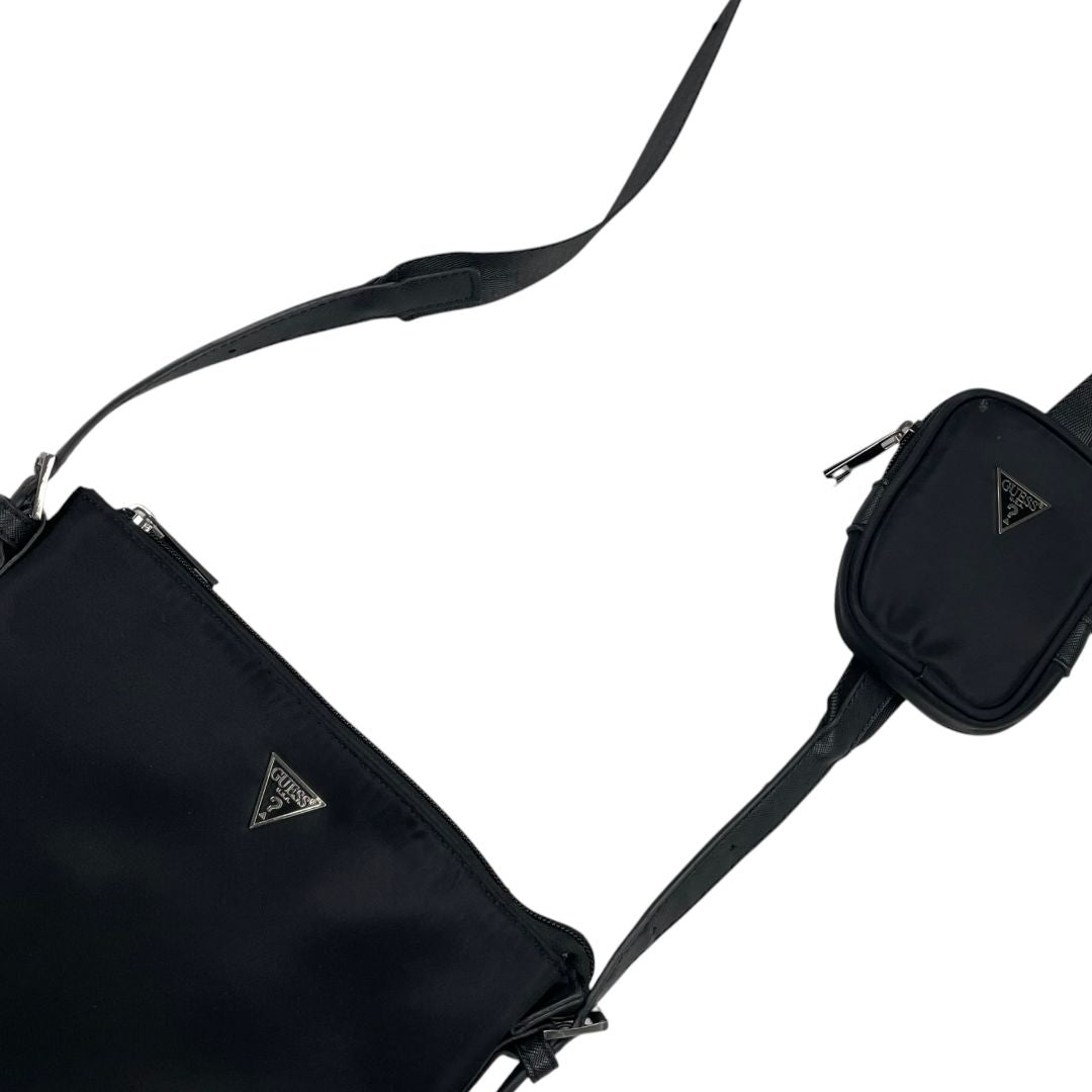 GUESS  Cartera  Negro Medida 24cm x 22.cm