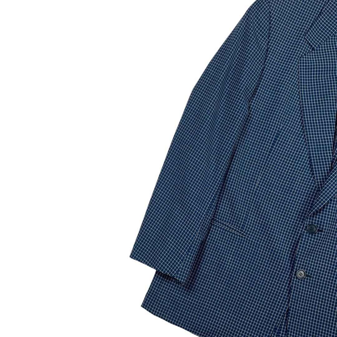 ERMENEGILDO ZEGNA  Saco  Varios  Cuadritos  Talle 50