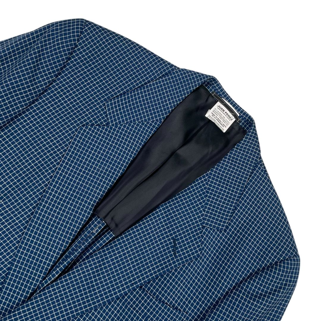 ERMENEGILDO ZEGNA  Saco  Varios  Cuadritos  Talle 50