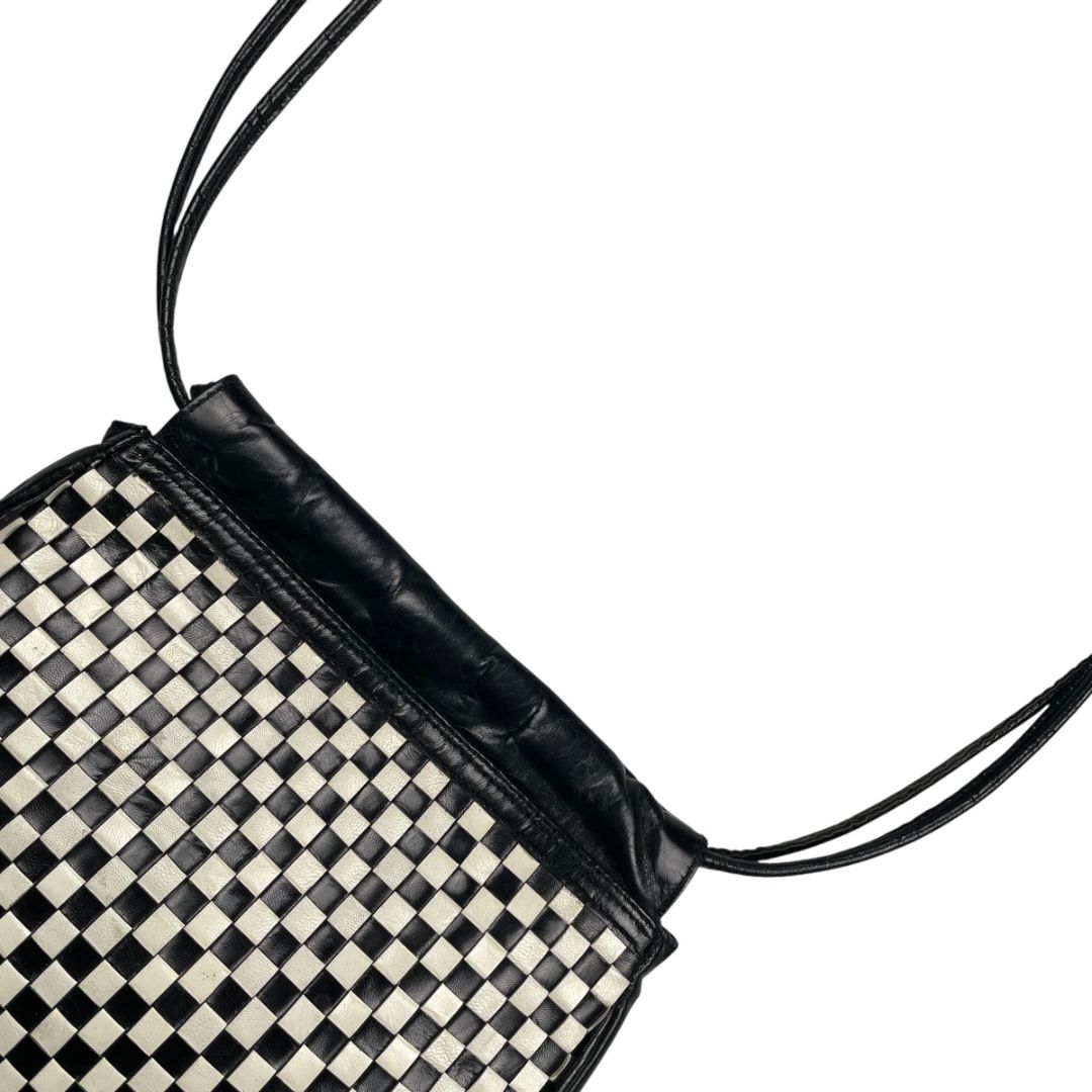 Cartera  BOTICCELLI  Varios Blanco Y Negro Medida 22cm X 18cm