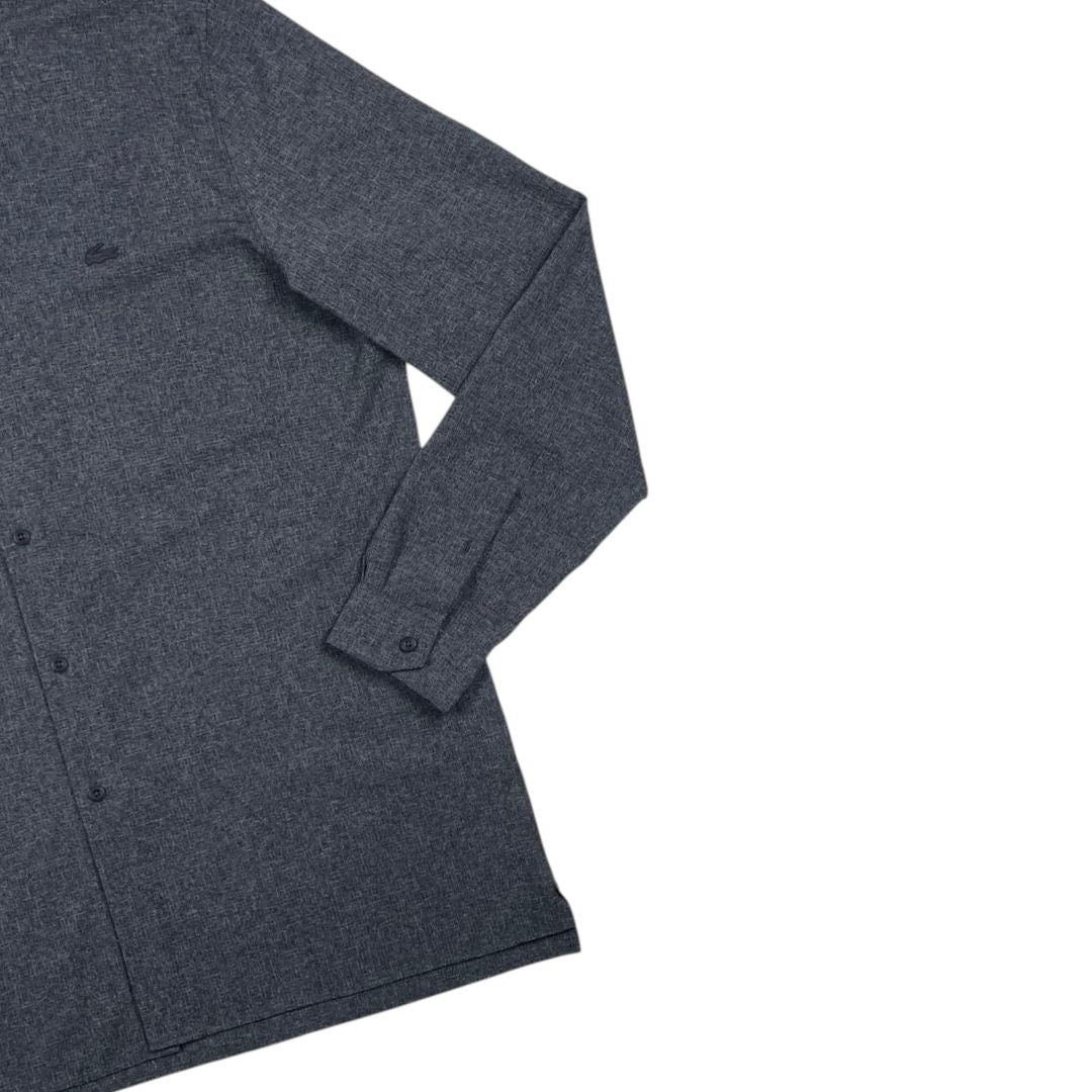 Camisa Manga Larga  LACOSTE  Gris Talle L