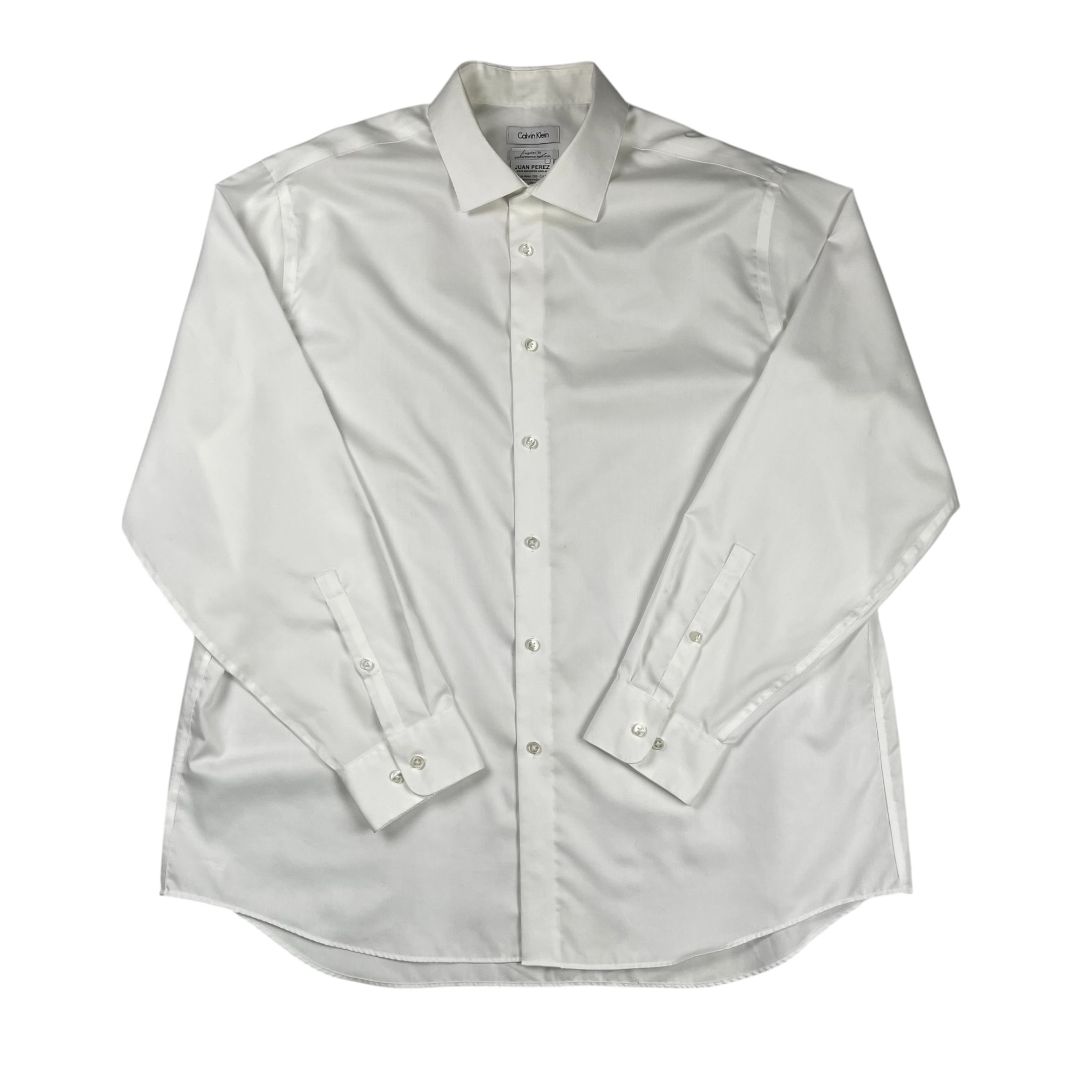 Camisa Manga Larga  CALVIN KLEIN  Blanco Talle 34