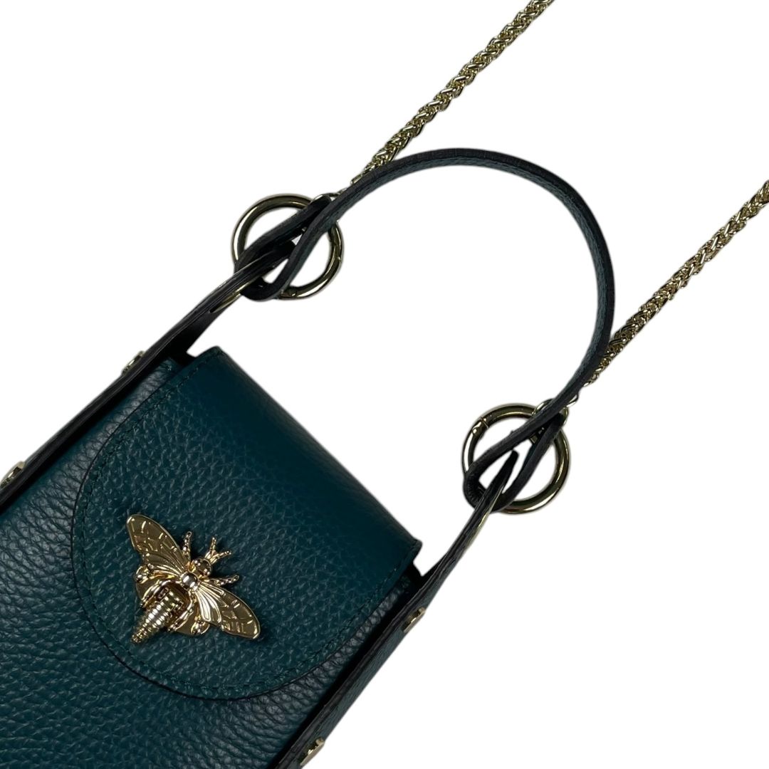 Cartera  SIN MARCA  Verde Medida 16cm X 12cm