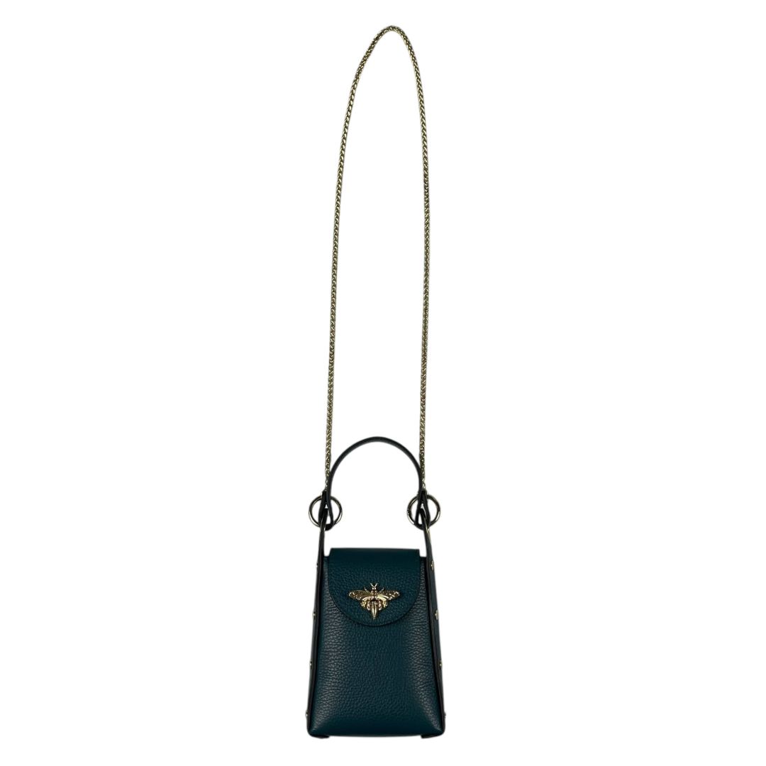 Cartera  SIN MARCA  Verde Medida 16cm X 12cm