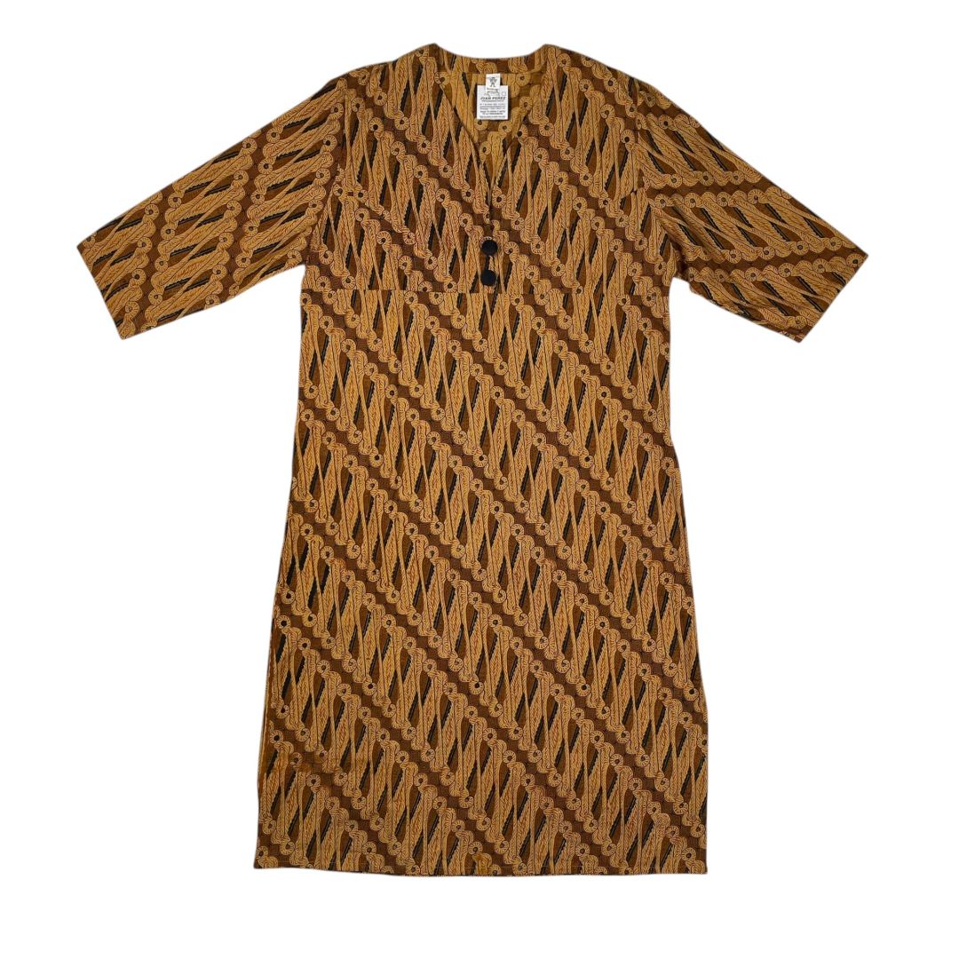 Vestido Manga Corta  SIN MARCA  Varios  Estampado Talle M