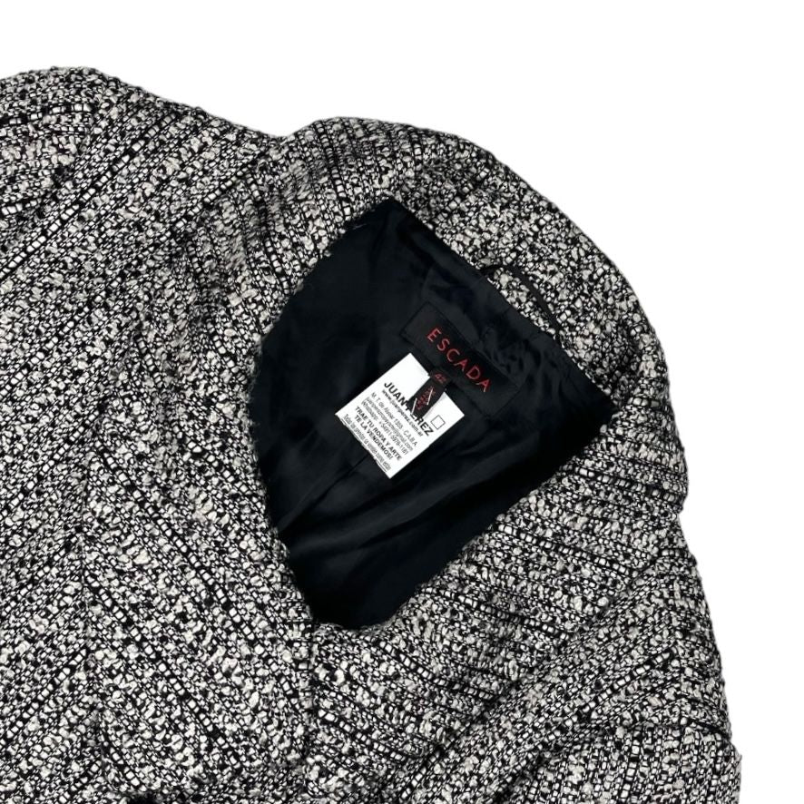 Saco  ESCADA  Varios Blanco Y Negro Talle 42