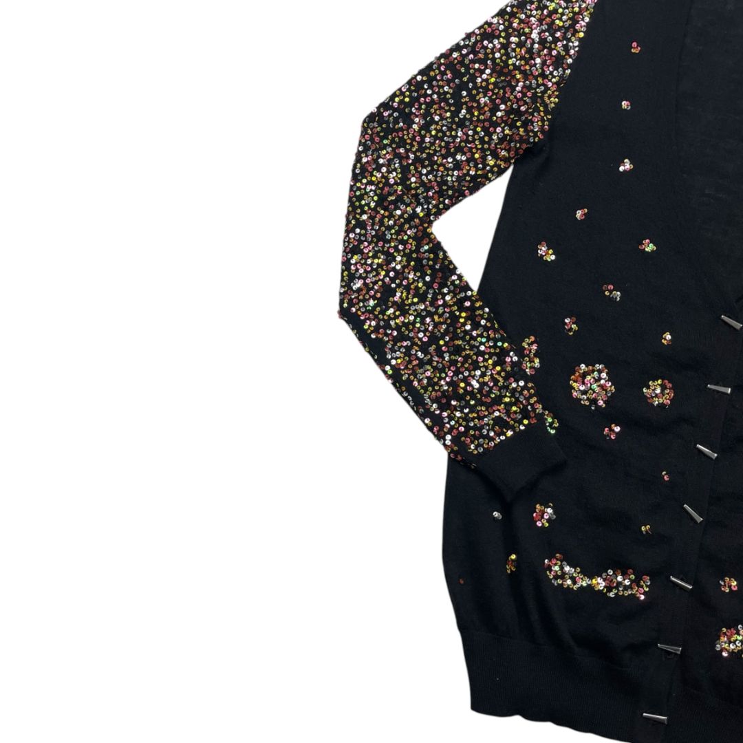Sweater Abierto  PRABAL GURUNG  Negro Talle M