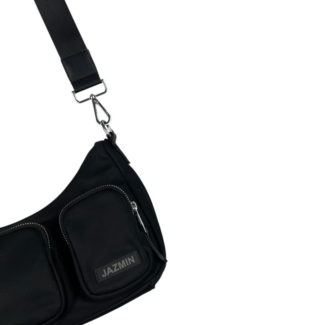 Cartera  JAZMIN CHEBAR  Negro Medida 27cm X 15cm