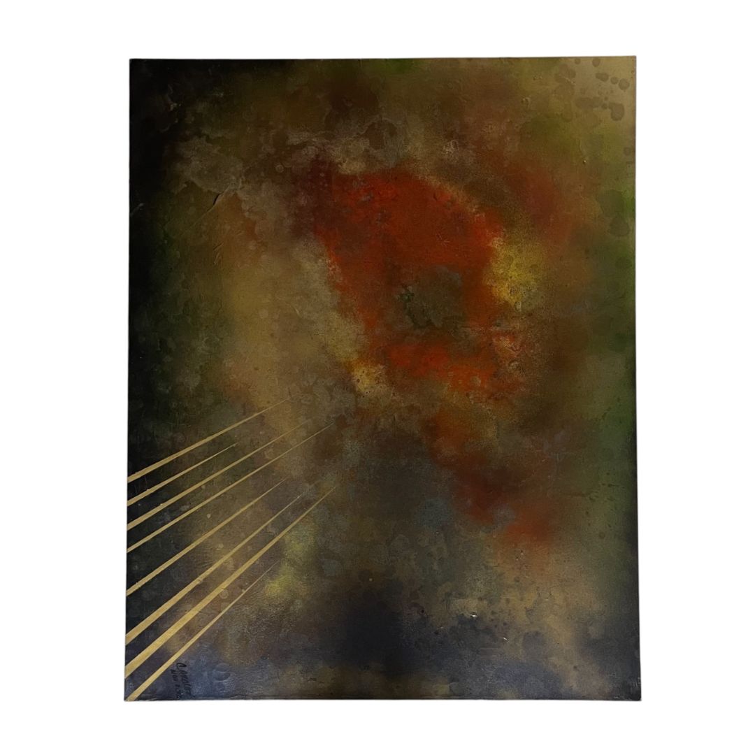 ANONIMO  Arte sin Vidrio  Estilo Abstracto  Obra 80cm X 100cm