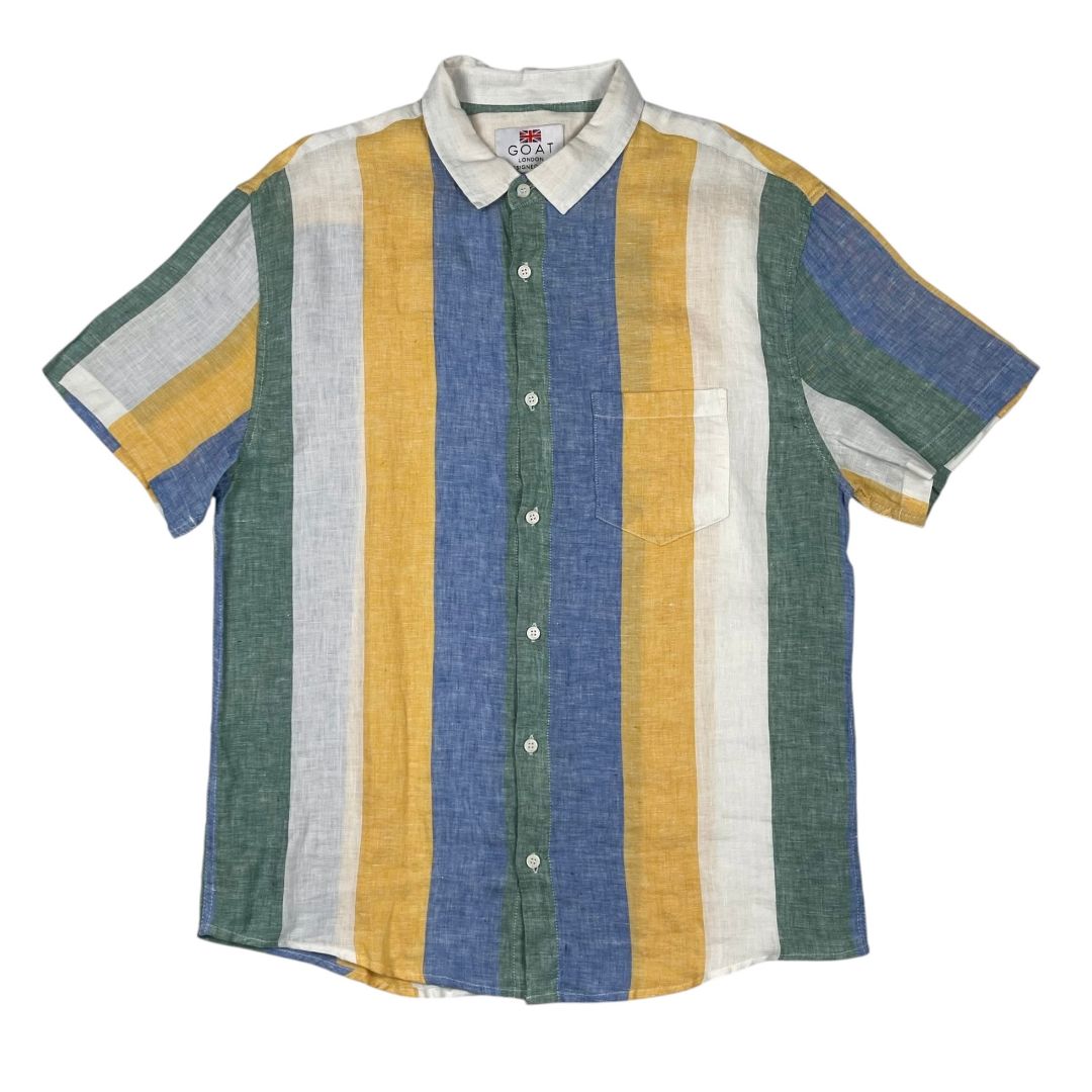 Camisa Manga Corta  GOAT  Varios Rayado Talle L