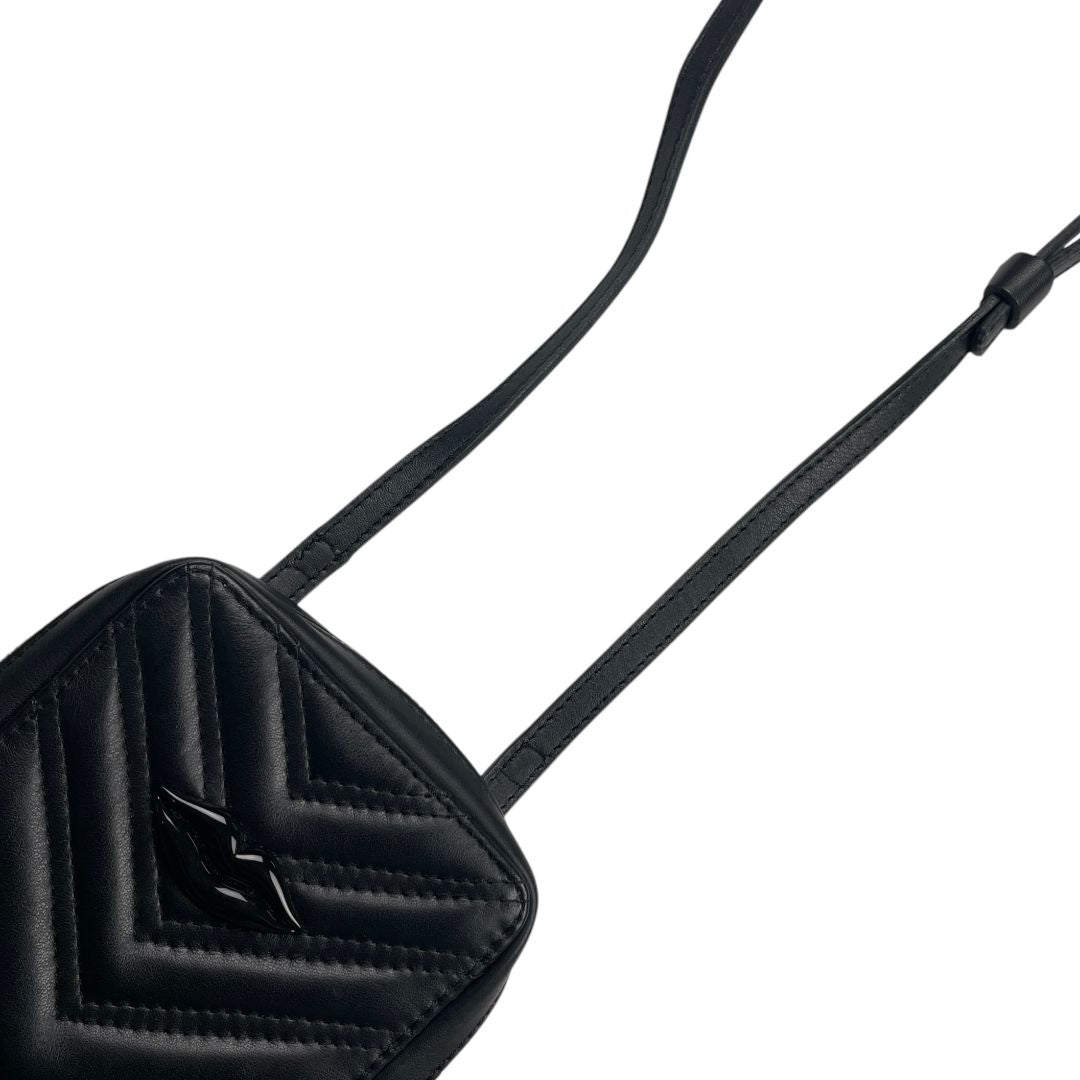 Cartera  JAZMIN CHEBAR  Negro Medida 18cm X 11cm