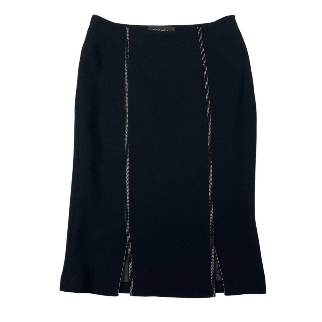 Pollera Media Pierna  ESCADA  Negro Talle 38