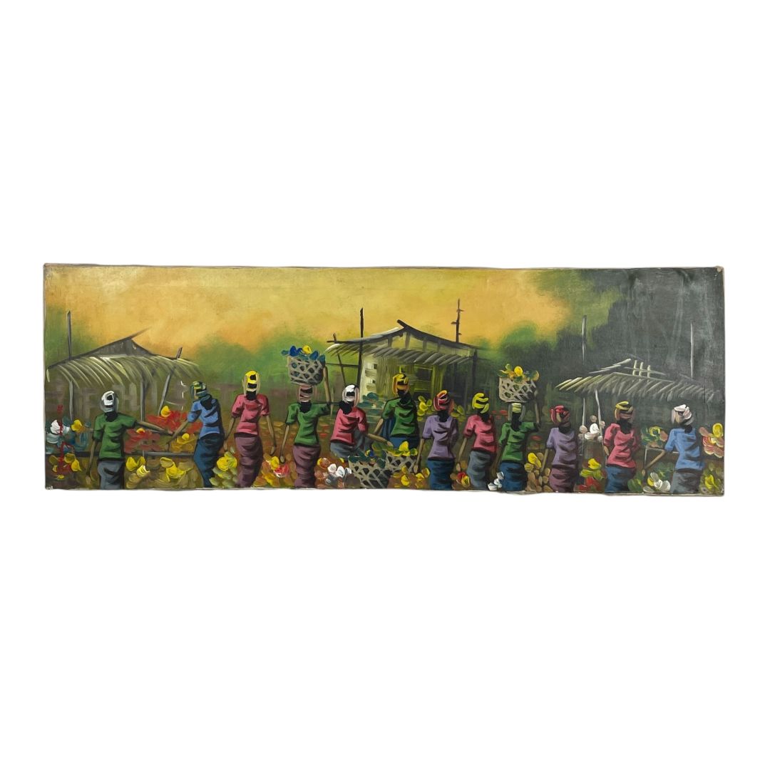 Arte sin Vidrio  ANONIMO  Estilo Figurativo Obra 30cm X 90cm