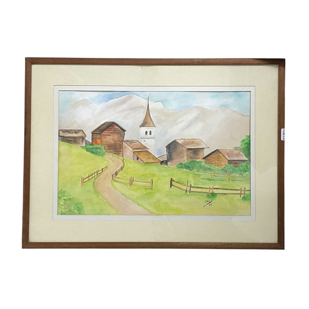 ANONIMO  Arte con Vidrio  Estilo Figurativo  Medida 52,5cm X 43cm