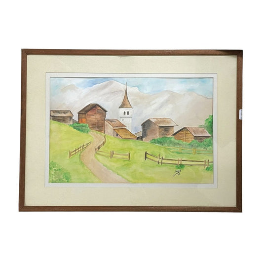 ANONIMO  Arte con Vidrio  Estilo Figurativo  Medida 52,5cm X 43cm